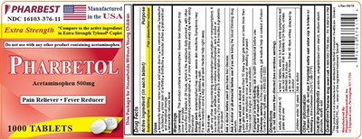 Pharbetol 500 mg Tablet